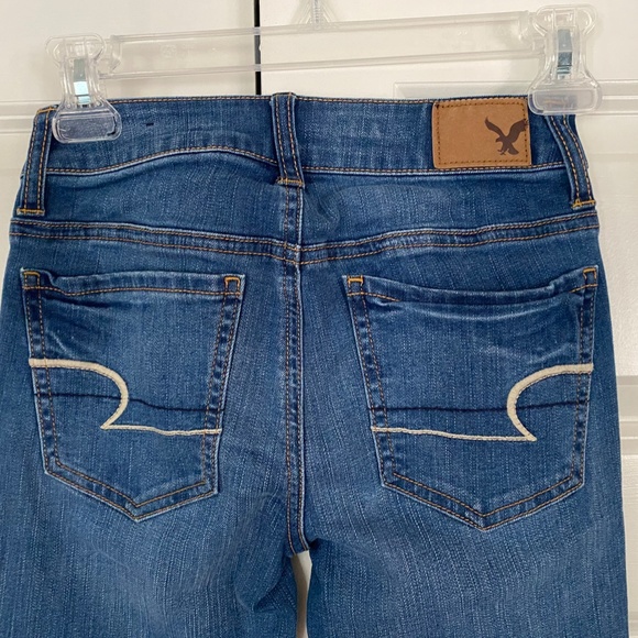 🎉HP🎉 AEO Super Stretch Jegging Jeans 0 Long - Picture 5 of 8